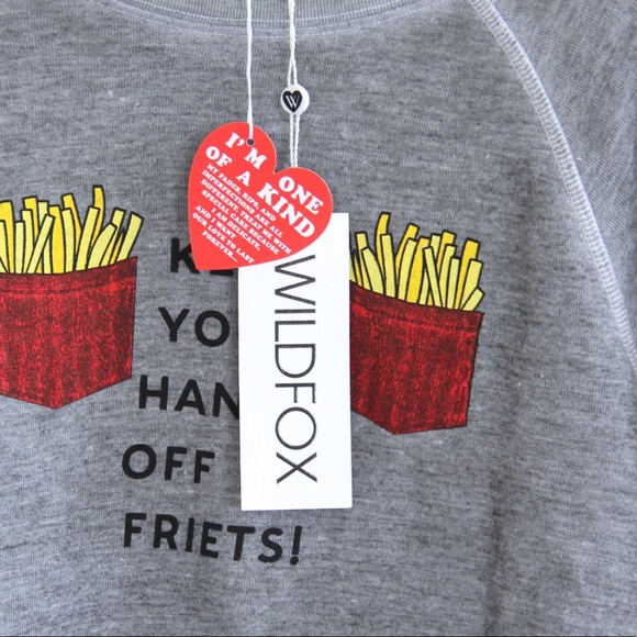 Wildfox “Hands Off My Friets” Sweatshirt - Picture 6 of 6